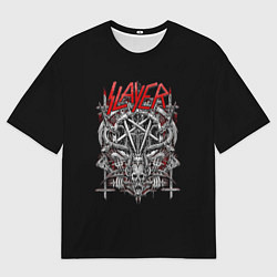 Мужская футболка оверсайз Slayer: Hell Goat