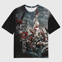Футболка оверсайз мужская God of War, цвет: 3D-принт
