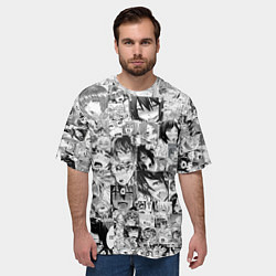 Футболка оверсайз мужская AHEGAO, цвет: 3D-принт — фото 2