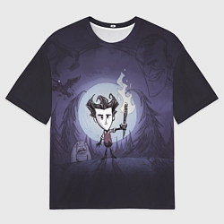 Футболка оверсайз мужская Wilson under the moon, цвет: 3D-принт