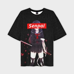 Мужская футболка оверсайз Senpai Assassin