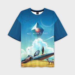 Мужская футболка оверсайз No Man’s Sky: Atlas Rises