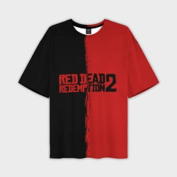 Мужская футболка оверсайз RDD 2: Black & Red