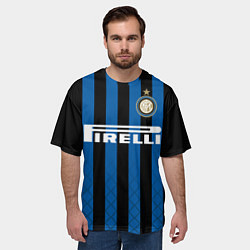 Футболка оверсайз мужская Inter: Icardi 18-19, цвет: 3D-принт — фото 2