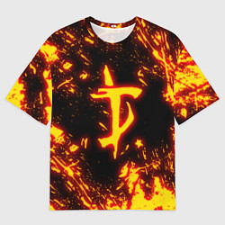 Футболка оверсайз мужская DOOM: The Crucible, цвет: 3D-принт