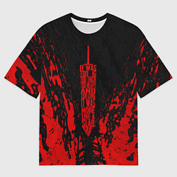 Мужская футболка оверсайз Berserk Sword