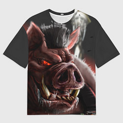 Мужская футболка оверсайз Duke Nukem Pig