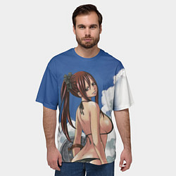 Футболка оверсайз мужская Fairy Tail, цвет: 3D-принт — фото 2