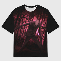 Мужская футболка оверсайз Slender: Dark Wood