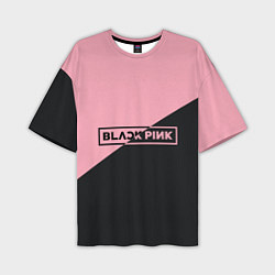 Футболка оверсайз мужская Black Pink, цвет: 3D-принт