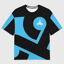 Футболка оверсайз мужская CS:GO - Cloud9 the form 2018-2019, цвет: 3D-принт