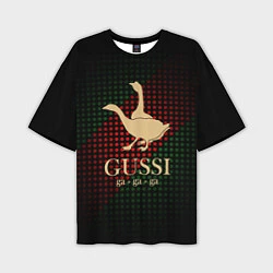 Мужская футболка оверсайз GUSSI EQ Style