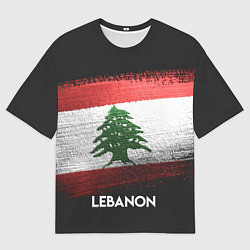 Мужская футболка оверсайз Lebanon Style