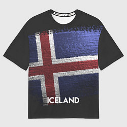 Футболка оверсайз мужская Iceland Style, цвет: 3D-принт