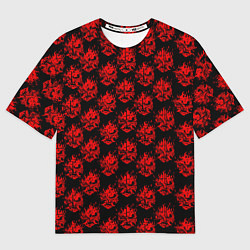Футболка оверсайз мужская Cyberpunk 2077: Samurai Pattern, цвет: 3D-принт