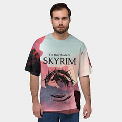 Футболка оверсайз мужская The Elder Scrolls, цвет: 3D-принт — фото 2