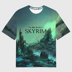 Футболка оверсайз мужская SKYRIM, цвет: 3D-принт
