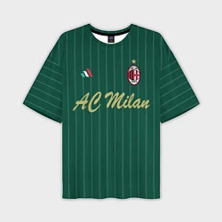 Мужская футболка оверсайз AC Milan: Green Form