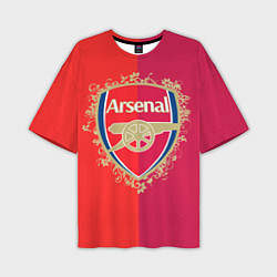 Мужская футболка оверсайз FC Arsenal - emblem