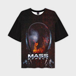Мужская футболка оверсайз Mass Effect