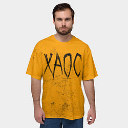 Футболка оверсайз мужская GONE Fludd ХАОС, цвет: 3D-принт — фото 2