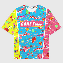 Футболка оверсайз мужская GONE Fludd, цвет: 3D-принт