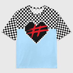 Футболка оверсайз мужская ФРЕНДЗОНА, цвет: 3D-принт