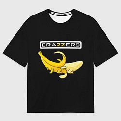 Футболка оверсайз мужская Brazzers: Black Banana, цвет: 3D-принт