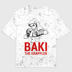 Мужская футболка оверсайз Baki the Grappler