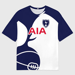 Футболка оверсайз мужская ФК Тоттенхэм, цвет: 3D-принт