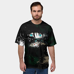 Футболка оверсайз мужская Бездомный Бог, цвет: 3D-принт — фото 2