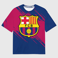 Футболка оверсайз мужская Барселона, цвет: 3D-принт