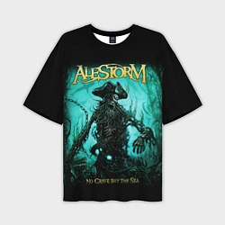 Мужская футболка оверсайз Alestorm: Death Pirate