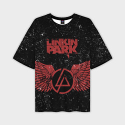 Мужская футболка оверсайз Linkin Park: Red Airs