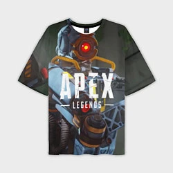 Мужская футболка оверсайз Apex Legends: Robot