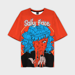 Мужская футболка оверсайз Sally Face: Bloody Horror