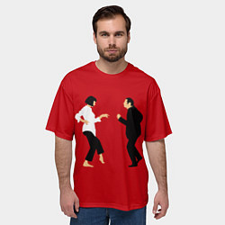 Футболка оверсайз мужская Криминальное чтиво, цвет: 3D-принт — фото 2