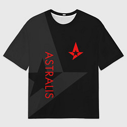 Мужская футболка оверсайз Astralis: Dark Style