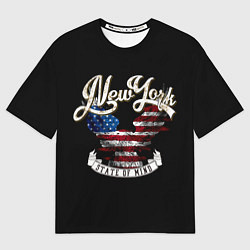 Футболка оверсайз мужская New York, state of mind, цвет: 3D-принт