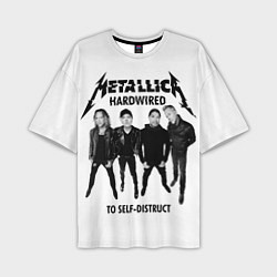 Мужская футболка оверсайз Metallica: Hardwired
