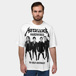 Футболка оверсайз мужская Metallica: Hardwired, цвет: 3D-принт — фото 2