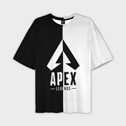 Мужская футболка оверсайз Apex Legends: Black & White