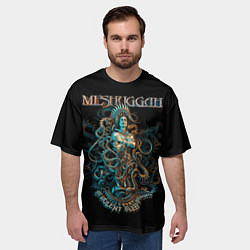 Футболка оверсайз мужская Meshuggah: Violent Sleep, цвет: 3D-принт — фото 2