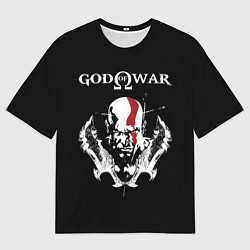 Мужская футболка оверсайз God of War: Kratos