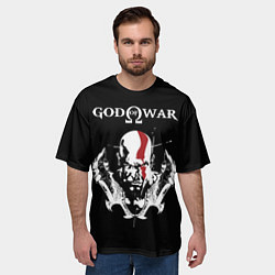 Футболка оверсайз мужская God of War: Kratos, цвет: 3D-принт — фото 2
