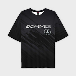Футболка оверсайз мужская Mercedes AMG, цвет: 3D-принт