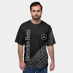 Футболка оверсайз мужская Mercedes AMG: Street Style, цвет: 3D-принт — фото 2