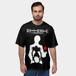 Футболка оверсайз мужская Тетрадь смерти, цвет: 3D-принт — фото 2