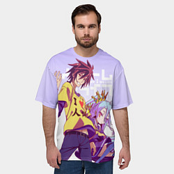 Футболка оверсайз мужская No Game No Life, цвет: 3D-принт — фото 2
