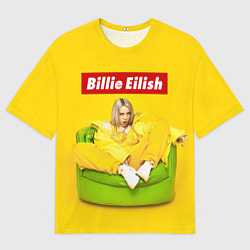 Футболка оверсайз мужская Billie Eilish, цвет: 3D-принт